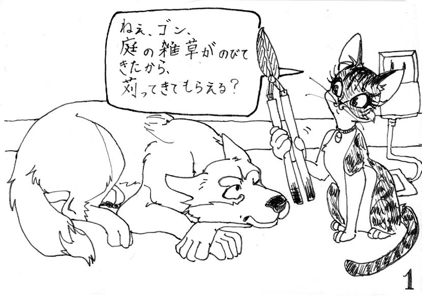 猫の報復。