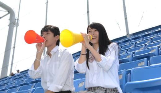 楽しくプロ野球観戦をするために、応援席でのマナーを守ろう！